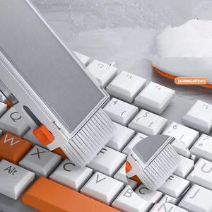 Kit de nettoyage pour ordinateur portable 9 en 1, kit de nettoyage pour AirPods, ensemble de nettoyage pour clavier et écran, brosse anti-poussière pour tablette et écran, outil pour ordinateur, <span class=keywords><strong>PC</strong></span>, TV - Product Image 6