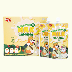 Superpaw PET MILK-Banana Lactose-free Milk for Dogs & Cats Immune Support & Skin/Coat Health - Product Image 1