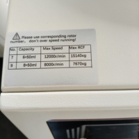 WESTTUNE Centrifugeuse haute vitesse réfrigérée de grande capacité 6*100 ml avec écran LCD et vitesse de 16 500 tr/min