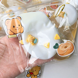Juguete Musical de Peluche TPR Elástico y Cómodo, Unisex, con Diseño de Oso, de Compresión Lenta, que Cambia de Color, para Aliviar el Estrés - Product Image 2