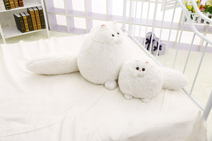 ของเล่นตุ๊กตาแมว<span class=keywords><strong>เปอร์เซีย</strong></span>ทรงกลมนุ่มนิ่มน่ารักมีหางยาว - Product Image 6