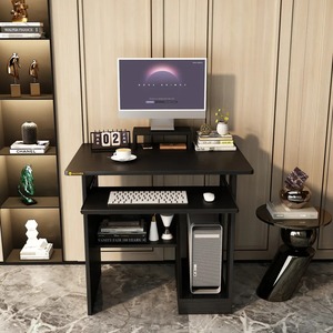 Escritorio de Computadora Extensible Moderno de Madera Sólida con Cajones, Duradero y Ecológico para Oficina en Casa Pequeña y Uso Estudiantil - Product Image 1