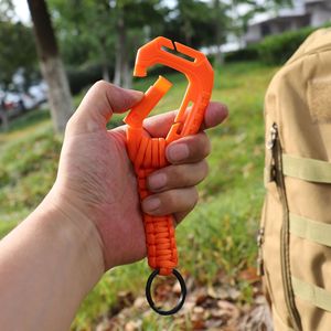 Nuevo diseño Paracord Lanyard Outdoor 550 Paracord Survival Llavero con mosquetón de plástico - Product Image 5