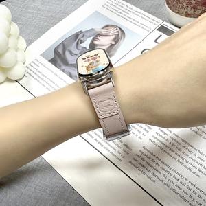 Correa de Reloj de Cuero Genuino Forwelleny con Diseño de Osito para <span class=keywords><strong>Xiaomi</strong></span> 9 Band 8/9 Pro, Apple <span class=keywords><strong>S11</strong></span> y Huawei 10 - Product Image 4