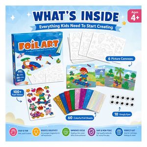 Vehicle Adventure DIY Foil Art <b>Kit</b> Reflective Car <b>Train</b> Airplane Cards Hands on Activity Travel Toy for Children - Product Image 2