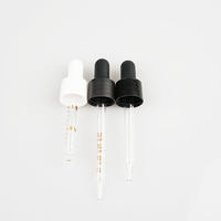 Vente flash : Pipettes compte-gouttes en verre assorties de 18 mm pour flacons compte-gouttes ambrés de 10 ml, 15 ml, 30 ml, 50 ml, 60 ml