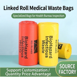 Bolsa de Basura para <span class=keywords><strong>Residuos</strong></span> <span class=keywords><strong>Biológicos</strong></span> Peligrosos de LDPE/HDPE, Impresa Personalizada, Resistente a Pinchazos, para Clínicas - Product Image 6