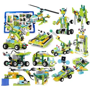 280PCS WEDO2.0コアセットビルディングブロックプログラマブルロボット45300教育レンガおもちゃLegoed Kid Gift