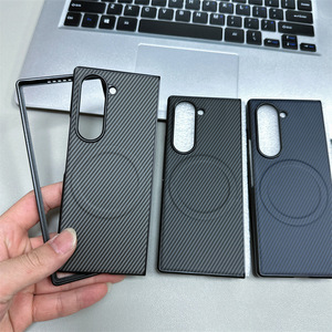 Premium Fashion Ultra Slim Magnétique Pliant PC Étui Rigide Demi Couverture Stripe Motif Téléphone Cas pour Samsung <span class=keywords><strong>Galaxy</strong></span> Z Fold 7 5 4 - Product Image 1