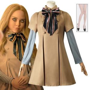 Ecowalson m3gan cosplay trang phục trang phục ai búp bê robot hai nghìn hai mươi ba Megan trang phục halloween trang phục - Product Image 4