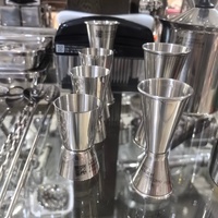 Jigger double en acier inoxydable, doseur à double tête, outil de barman, verseur de cocktail