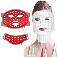 Appareil de beauté facial domestique en silicone, portable, sans fil, couvrant tout le visage et le cou, équipement de soin de la peau pour spa