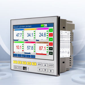 Industrieller 16-Kanal-USB-Datenlogger OEM-Protokoll ierungs temperatur Gleich spannung/Strom Wasser daten über Durchfluss messer Sensoren 7-Zoll-TFT - Product Image 1
