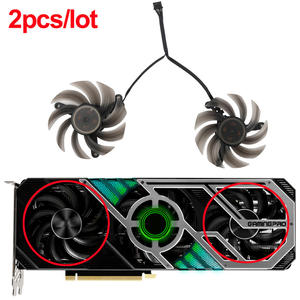 Ventilateur de carte vidéo 82MM TH8015S2H-PC001 FD8015U12D pour <span class=keywords><strong>Palit</strong></span> <span class=keywords><strong>GeForce</strong></span> <span class=keywords><strong>RTX</strong></span> 3060 <span class=keywords><strong>Ti</strong></span> 3070 3070Ti 3080 3080Ti <span class=keywords><strong>3090</strong></span> Gamingpro OC GPU - Product Image 3