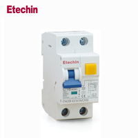 1P + N RCBO 6kA 10kA Rcd disjoncteur résiduel 30mA mini disjoncteur résiduel actuel avec protection contre les surintensités