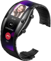 Nieuwe Nubia Alpha Horloge Telefoon 4.01 "Opvouwbare Flexibele Display Sport Real-Time Bericht Herinnering Bellen Mid-Air gebaren