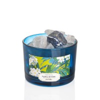 Diffuseur d'huiles essentielles en cristal de haute qualité, pierre d'aromathérapie, écologique, sans flamme, parfum personnalisé, motif végétal pour la maison, le bureau, l'air