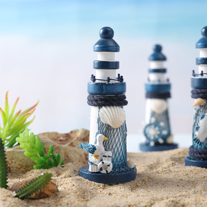 Adorno de Resina Faro de las Artes Místicas 7311A, Decoración de Escritorio Estilo Mediterráneo, Regalo - Product Image 4