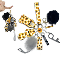 Vente en gros d'outils d'autodéfense Ensemble de porte-clés de sécurité pour femmes | Accessoires de sécurité en vrac pour la revente