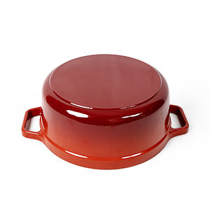 Casserole en fonte émaillée antiadhésive de haute qualité, <span class=keywords><strong>cocotte</strong></span>, design zen asiatique, écologique, tous les types de cuisinières - Product Image 5