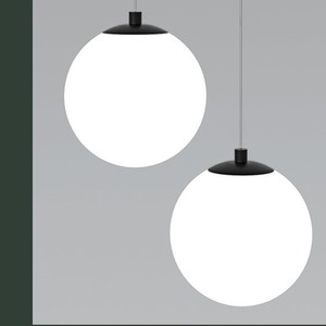 Lampe suspendue minimaliste ronde E27, ampoule LED, contrôle par interrupteur, pour chambre à coucher, salon, décoration de la maison - Product Image 4