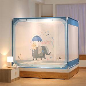 Yourte mongole Anti-chute pour usage domestique drap <span class=keywords><strong>de</strong></span> <span class=keywords><strong>lit</strong></span> <span class=keywords><strong>de</strong></span> 1.8 mètres pour enfants sans support d'installation <span class=keywords><strong>lit</strong></span> épais <span class=keywords><strong>moustiquaire</strong></span> pour bébé - Product Image 5