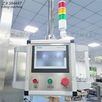 Machine de remplissage et de bouchage entièrement automatique ZXSMART à 6 pistons pour liquides épais, antiseptiques et liquides vaisselle