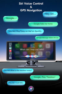 Moniteur universel intelligent de 10.26 pouces CarPlay sans fil IPS Android Auto Portable Carplay écran pour voiture - Product Image 4