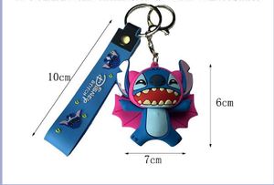 Nuevo diseño lindo llavero de dibujos animados en 3D para <span class=keywords><strong>mochila</strong></span>, colgante y llavero para accesorios de coche - Product Image 6