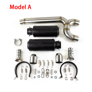 Pour <span class=keywords><strong>Kawasaki</strong></span> Z900 2017-2025 pour <span class=keywords><strong>Yamaha</strong></span> FZ6 FZ6N FZ6S <span class=keywords><strong>Kawasaki</strong></span> <span class=keywords><strong>Z1000</strong></span> tuyau de liaison d'échappement embouts de silencieux système à enfiler - Product Image 3