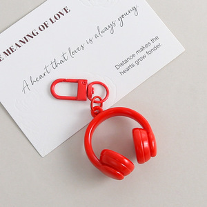 Ins-style Sweet and Cool 3D Earphone Keychain Door Hanger Pendant - Product Image 6