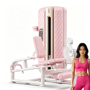 WENDY Appareil de musculation professionnel à charges guidées 2-en-1 : <span class=keywords><strong>Extension</strong></span> de jambes assise et Flexion de jambes couché - Product Image 1
