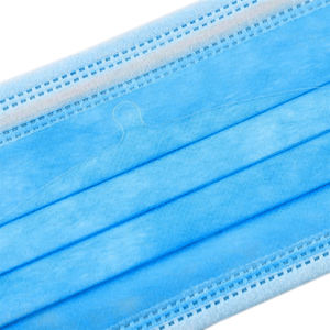 Masker Medis Sekali Pakai Haixin Health Warna Biru dengan Pelindung Kacamata Anti-Kabut untuk Dewasa, Pemasok Masker Profesional - Product Image 5