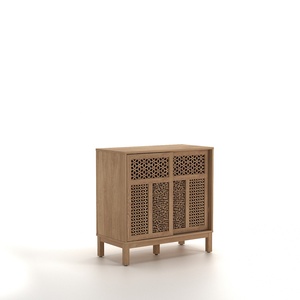 Buffet moderne en bois grainé pour salon et salle à manger - Product Image 2