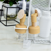 4 flacons pompe en plastique personnalisable, bouteilles pour savon liquide, mousse plastique, vente en gros