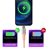 Câble de charge rapide SD-239 3A Type-C certifié MFi 1m pour iPhone 12/13/14/15 et iPad Pro