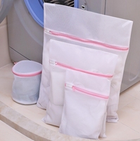 Vente en gros sacs à linge en filet pour machine à laver sac à vêtements en filet réutilisable avec étiquette