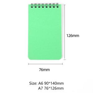 Bán buôn A5 A6 A7 xoắn ốc ràng buộc máy tính xách tay các loại màu PP Bìa văn phòng kinh doanh sinh viên sử dụng quảng cáo Quà Tặng Memo <span class=keywords><strong>notepad</strong></span> - Product Image 4