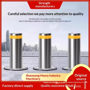 Colonne de levage hydraulique automatique pour repêchage, Colonne télescopique manuelle en acier inoxydable pour poteaux routiers, Colonne mobile anti-collision pour écoles - Product Image 1