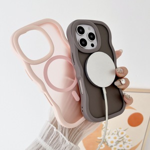 <span class=keywords><strong>Coque</strong></span> de téléphone en acrylique mat anti-traces de doigts, étui magnétique ondulé pour <span class=keywords><strong>iPhone</strong></span> 17 16 15 14 <span class=keywords><strong>13</strong></span> 12 Pro - Product Image 4