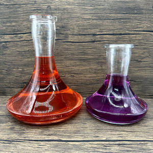 Botella de vidrio de narguile pequeña de fábrica, venta al por mayor, logotipo personalizable, 880ml, 1500ml, tapón de rosca, juego completo, humo de narguile - Product Image 2
