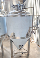 Fermenteur conique 200L pour brasserie artisanale, système de fermentation de bière