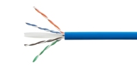 Kabel Lan 23AWG 4 pasang dengan Cross Cat 6 jaringan kabel langsung lapisan kuat tahan air kabel Jelly UTP isi luar ruangan kabel Cat6