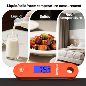 Termômetro Digital de Alimentos de Alta Precisão com Leitura Instantânea, Certificado CE, à Prova d'Água, Display LCD, Precisão de 0,5°C, Aço Inoxidável - Product Image 5