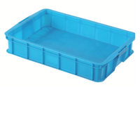 Eu Standaard Vaste Doos Aanpasbare Logistiek Stapelbare Container Magazijn Leverancier Pp Materiaal Plastic Container