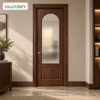Porte intérieure en bois moderne sur mesure, design personnalisé, prix d'usine, fabricant de portes de chambre
