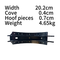 4720QBrake Lining Trucks Plaquettes de frein pour camion de marque chinoise Pièces de rechange Patin de frein à tambour