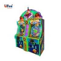 Máquina Arcade Personalizada LIFUN Meteor Ball con Volante Interactivo, Luces LED Giratorias y Juego de Redención