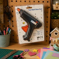 Pistolet à colle chaude électrique 10W en promotion, pour bâtons de colle de 7/16 po, contrôle anti-goutte, outil de bricolage et de réparation domestique, certifié CE GS