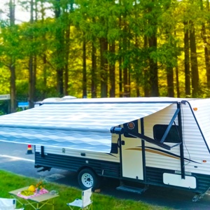 Soleflex B2 Nouveau produit 3,35 m <span class=keywords><strong>Auvent</strong></span> latéral pour <span class=keywords><strong>caravane</strong></span>, remorque, camping-car, camping-car - Product Image 1